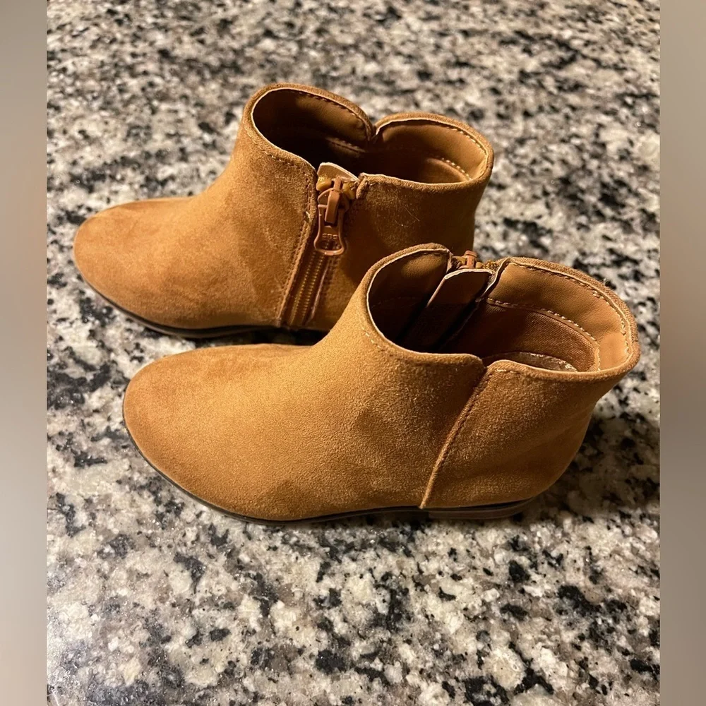 Cat & Jack Brown Suede Kids Boots
